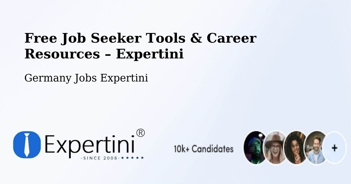 Free Job Seeker Tools & Career Resources – Damp - Damp, Germany Jobs Expertini