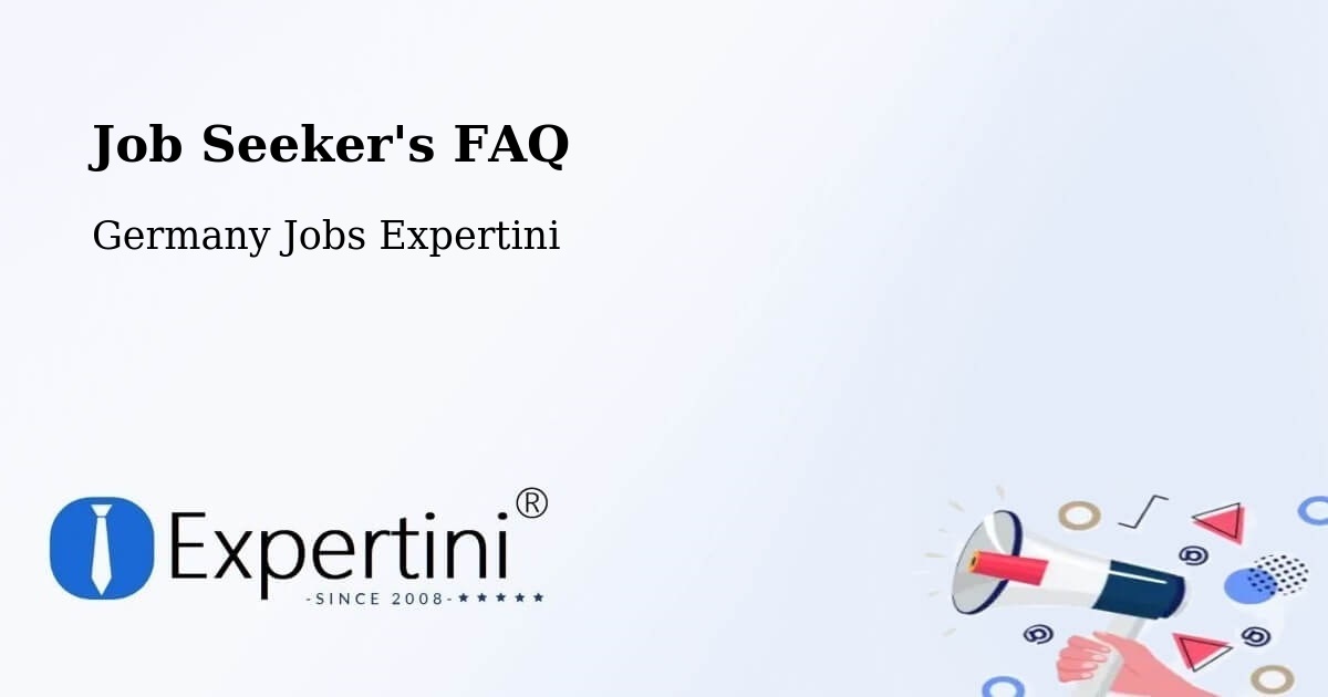 Job Seeker FAQ – Damp - Germany Jobs Expertini